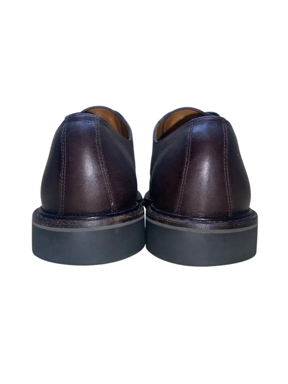 Mephisto Men’s Brown Leather Air-Relax Cap-Toe Goodyear Welt Dress Shoes Sz 8
